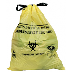 Sacs poubelles DASRI pour déchets infectieux