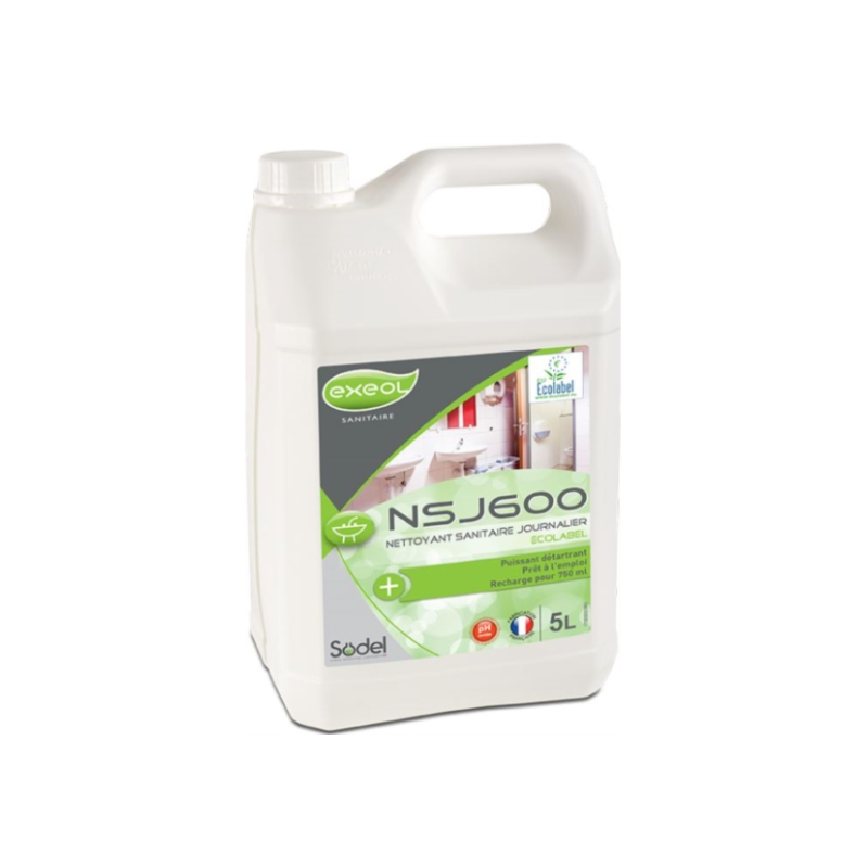 NSJ 600 - Nettoyant Sanitaire Journalier Ecolabel Pin