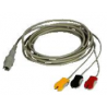 Surveillance des câbles ECG pour Nellcor, protocole, Zoll, câble complet
