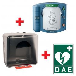 Offre pack défibrillateur HS1, armoire et signalétique