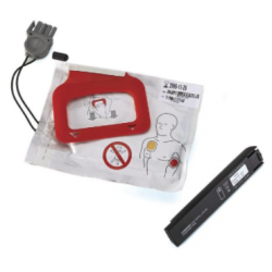 Pack électrodes et batterie pour défibrillateur Lifepak CR® Plus