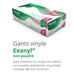 Gants vinyle Exanyl® non...