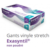 Gants vinyle stretch Exasyntil® non poudré