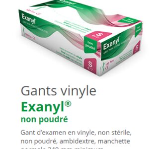 Gants vinyle Exanyl® non poudré