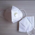 Masque FFP3 NR, DISPOSABLE PROTECTIVE MASK, FOLDED SHAPE, WITH FILTER.