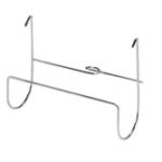 Support crochet poche à urine - chromé arrondi